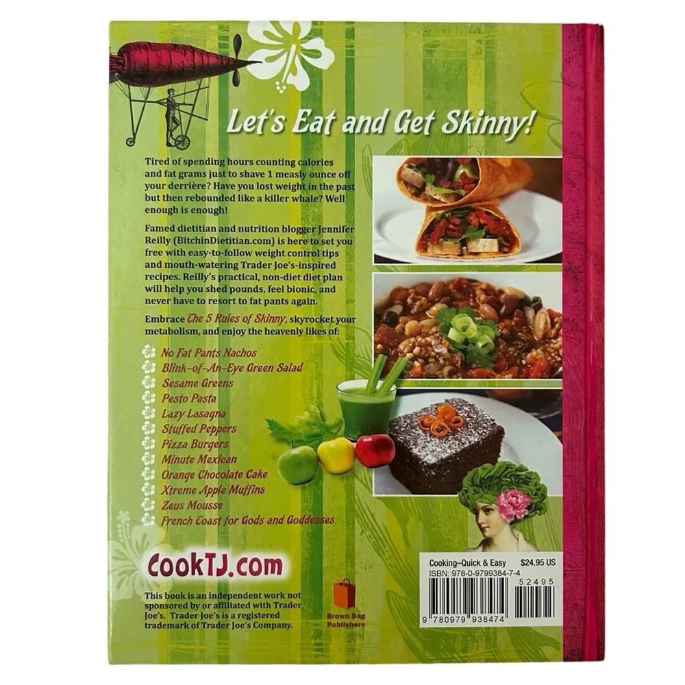 Trader Joe's Cookbook Skinny Dish Hardcover